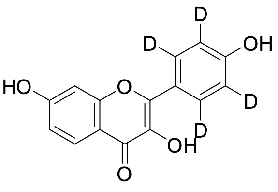 3,7-Dihydroxy-2-(4-hydroxyphenyl-2,3,5,6-D₄)-4H-chromen-4-one - image 1