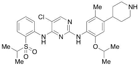 5-Chloro-N2-(2-isopropoxy-5-methyl-4-(piperidin-4-yl)phenyl)-N4-(2-(isopropylsulfonyl)phenyl)pyrimidine-2,4-diamine - image 1
