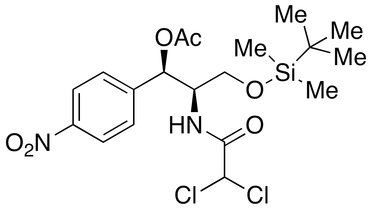 Chloramphenicol 2-(O-tert-Butyldimethylsilyl)methyl 1-Acetate - image 1