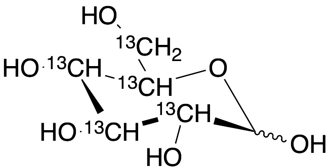 D-Glucose-2,3,4,5,6-13C5 - image 1