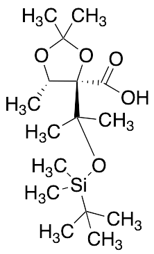 (4S-cis)-4-(O-TBDMS-1-methylethyl)-2,2,5-trimethyl-1,3-dioxolane-4-carboxylic Acid - image 1