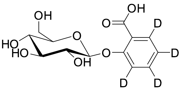 Salicylic Acid 2-O-beta-D-Glucoside-D4 - image 1