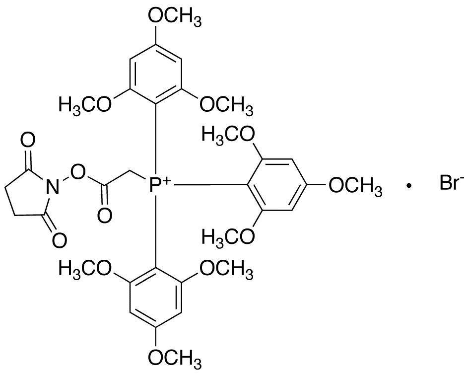 (N-Succinimidyloxycarbonyl-methyl)tris(2,4,6-trimethoxyphenyl)phosphonium Bromide - image 1