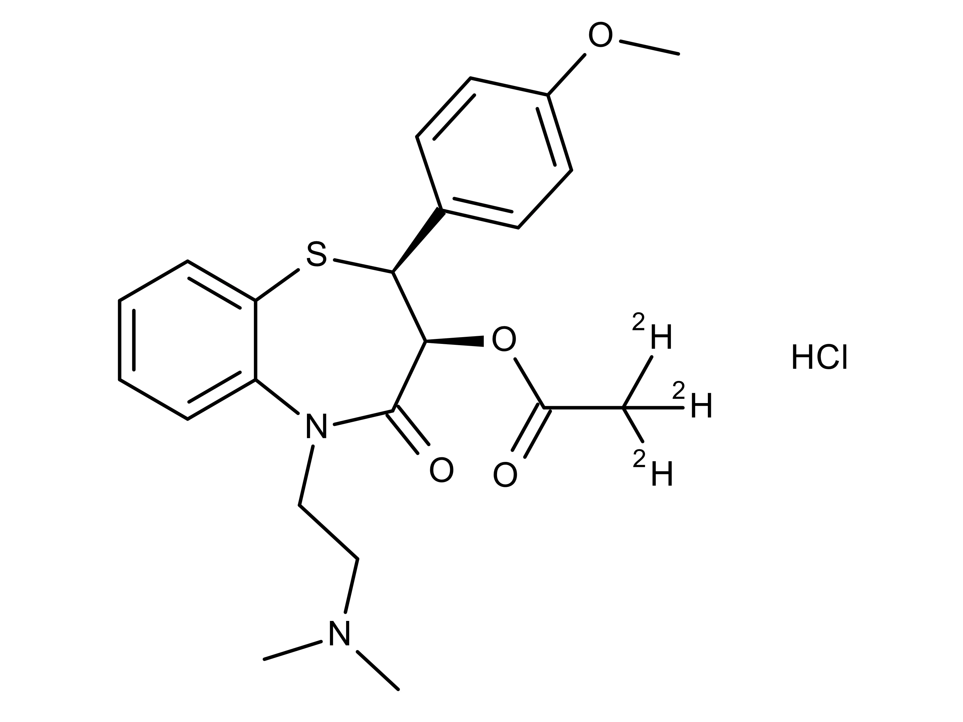 (+)-cis-Diltiazem-d3 HCl (acetoxy-d3) - image 1