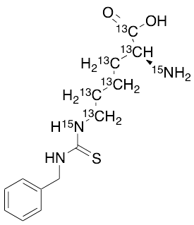 N6-[(Benzylamino)carbonothioyl]lysine-13C6,15N2 - image 1