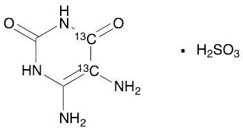 5,6-Diamino-2,4-dihydroxypyrimidine-13C2 Bisulfite Salt - image 1
