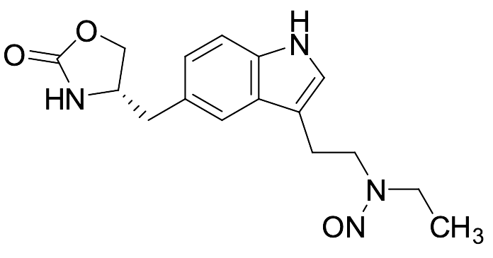 (S)-N-Ethyl-N-(2-(5-((2-oxooxazolidin-4-yl)methyl)-1H-indol-3-yl)ethyl)nitrous Amide - image 1