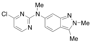 N-(4-Chloro-2-pyrimidinyl)-N,2,3-trimethyl-2H-indazol-6-amine - image 1