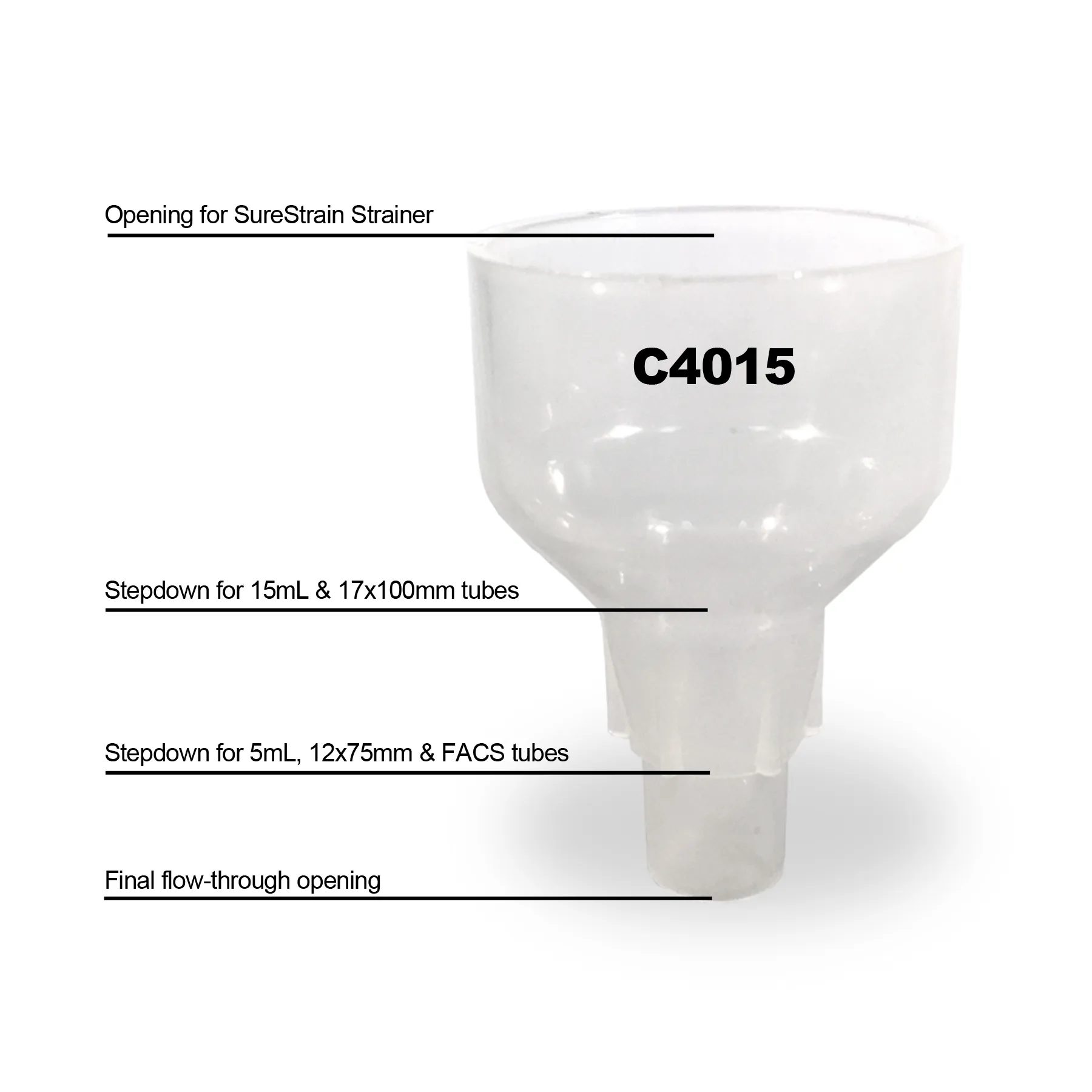 Adapter for SureStrain™ Premium Cell Strainers - image 1