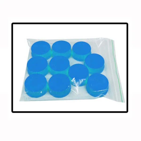 Replacement cap, standard blue (GL45), 10/pk. - image 1