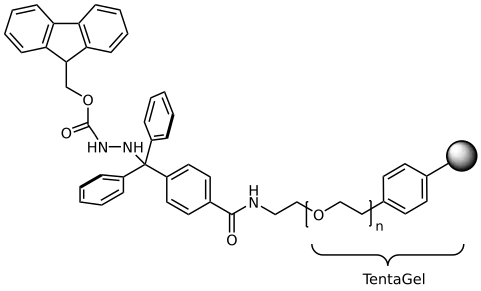 Fmoc-hydrazino TentaGel® TRT Resin