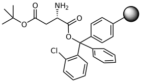 H-Asp (t-Bu) -2-CT Polystyreenhars