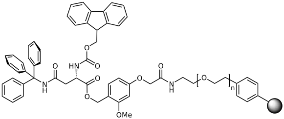 Fmoc-Asn (Trt) TentaGel® S AC Resin