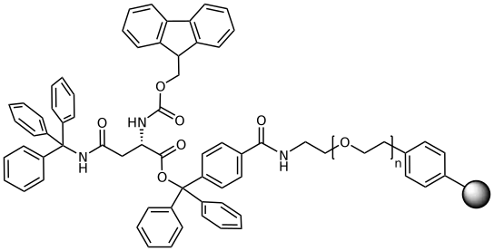 Fmoc-Asn (Trt) TentaGel® S TRT Resin