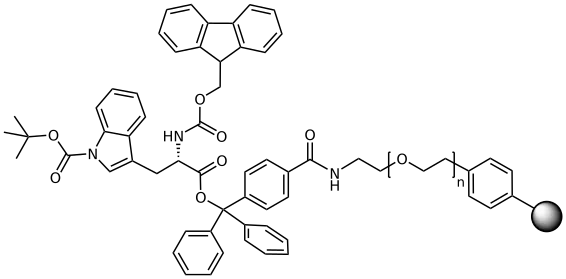 Fmoc-Trp (Boc) TentaGel® S TRT Resin