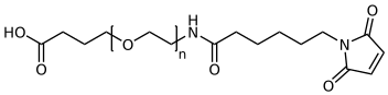 Butyrinezuur-ω-Maleimidohexanamido PEG