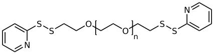 α, ω-Bis-Pyridyldithio PEG