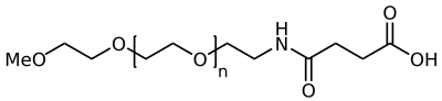 Ɑ-Methoxy-ω-Succinamic Acid PEG - image 1